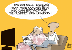 NBC OLYMPIC COVERAGE, by Randy Bish