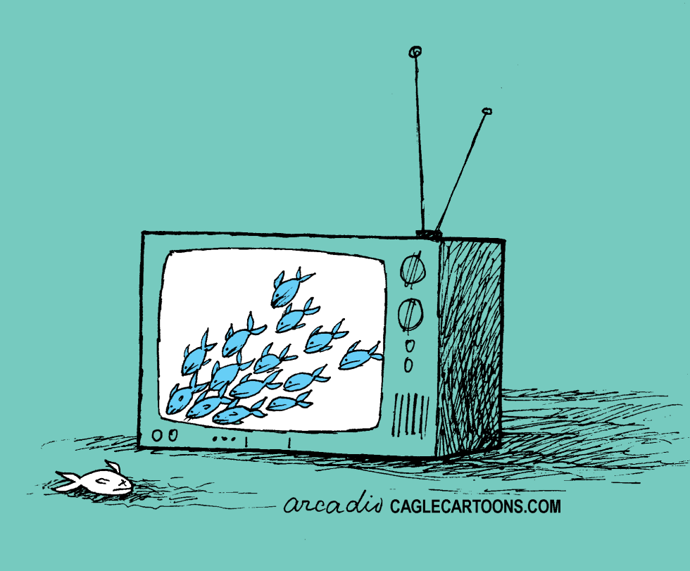  PECES EN PANTALLA by Arcadio Esquivel