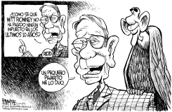 UN PEQUEñO PAJARITO LE DIJO A HARRY REID by Rick McKee