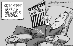 FISCAL CLIFF by Mike Keefe