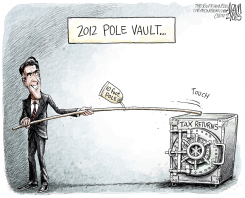 ROMNEY'S TAX RETURNS  by Adam Zyglis