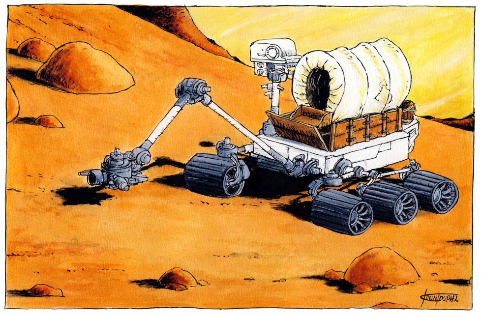 Curiosity on Mars