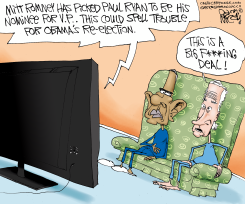 ROMNEY PICKS RYAN  by Gary McCoy