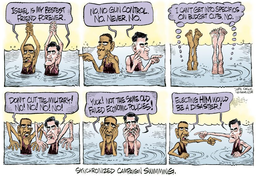 Synchronized Campaign Swimming COLOR