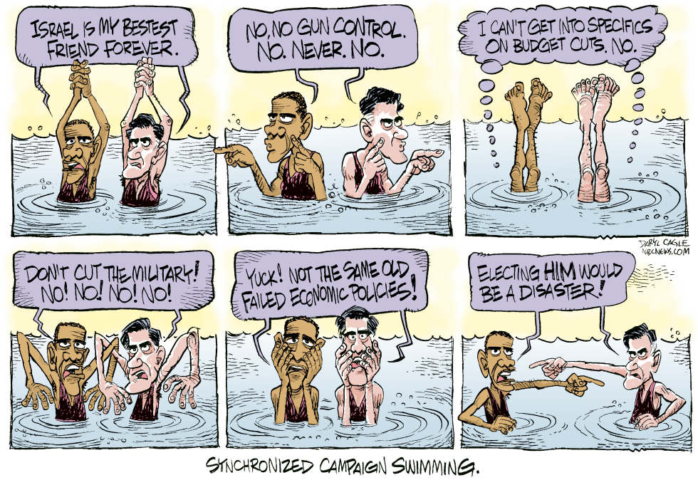 Synchronized Campaign Swimming COLOR