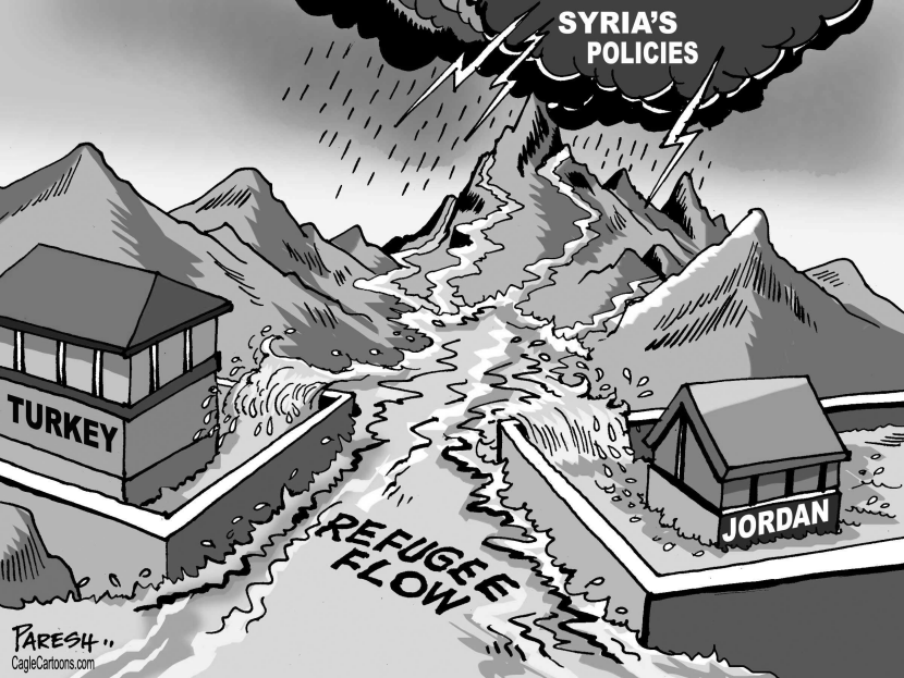 Syrian refugee flow