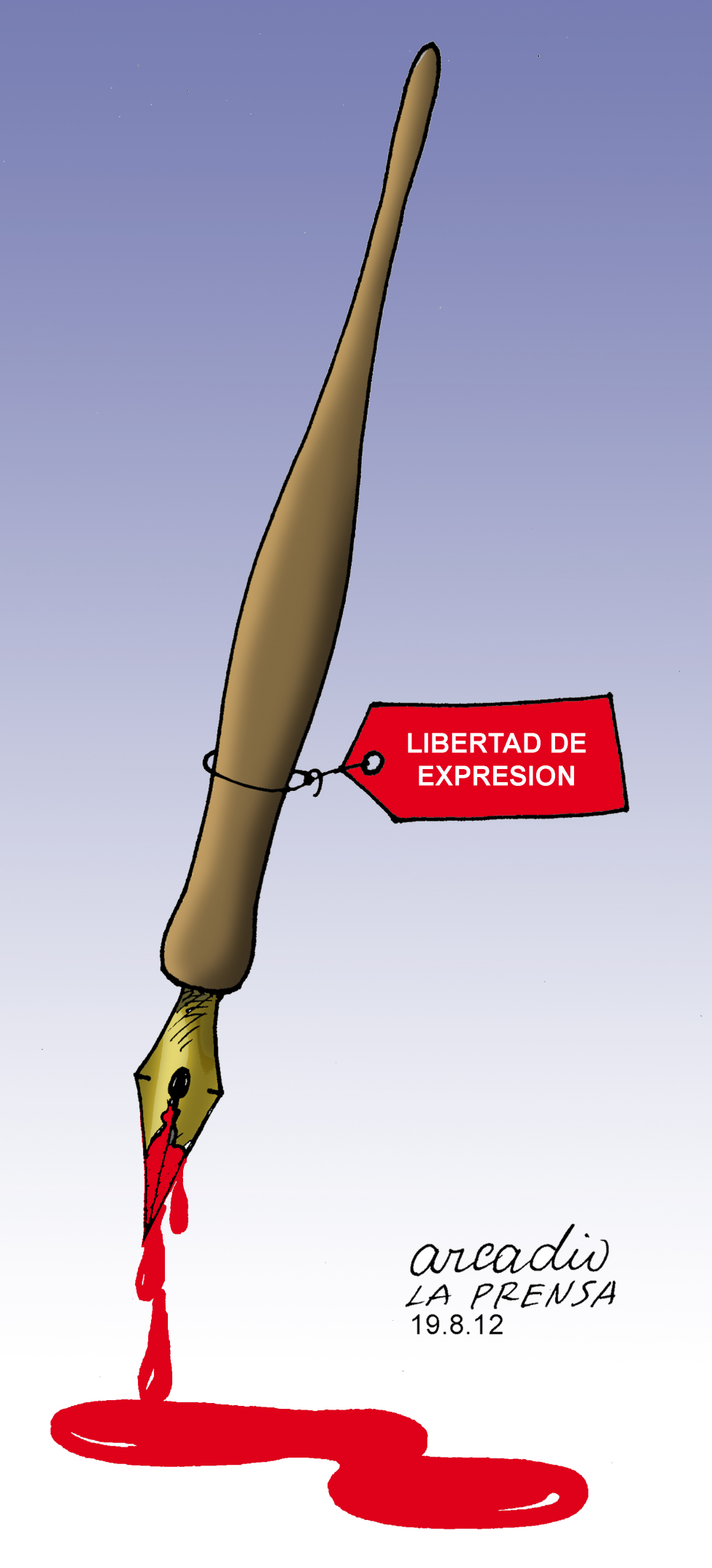  LIBERTAD DE EXPRESIóAN ATACADA by Arcadio Esquivel