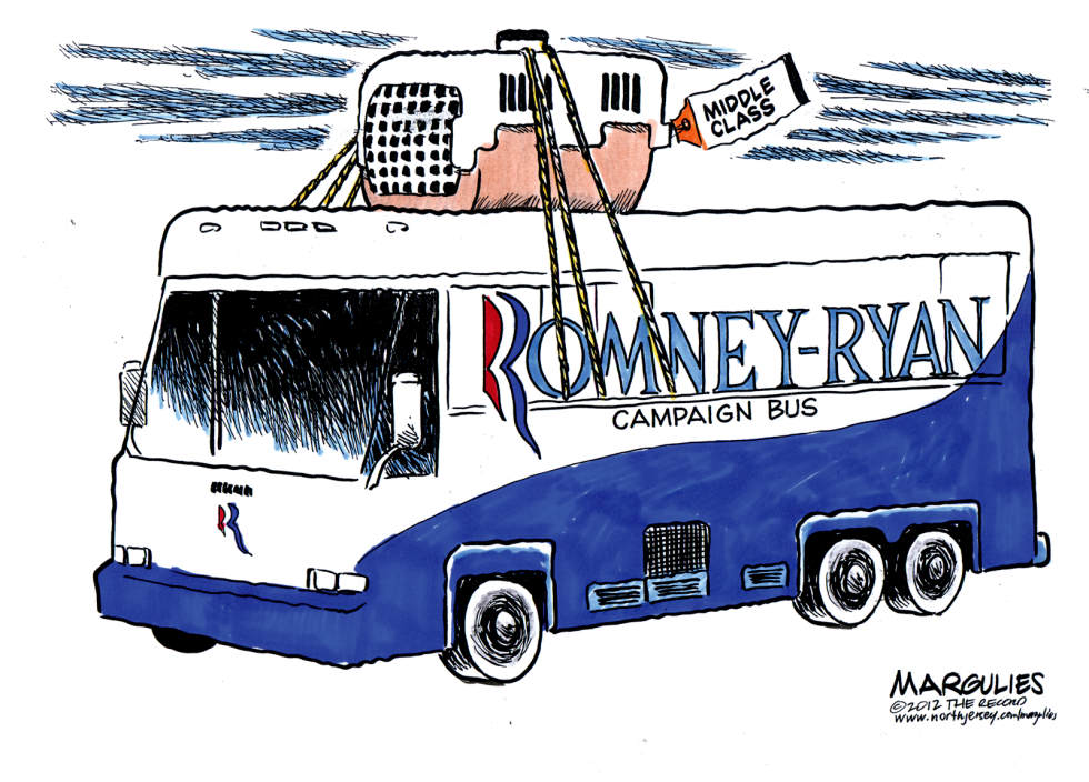 Romney-Ryan campaign bus color