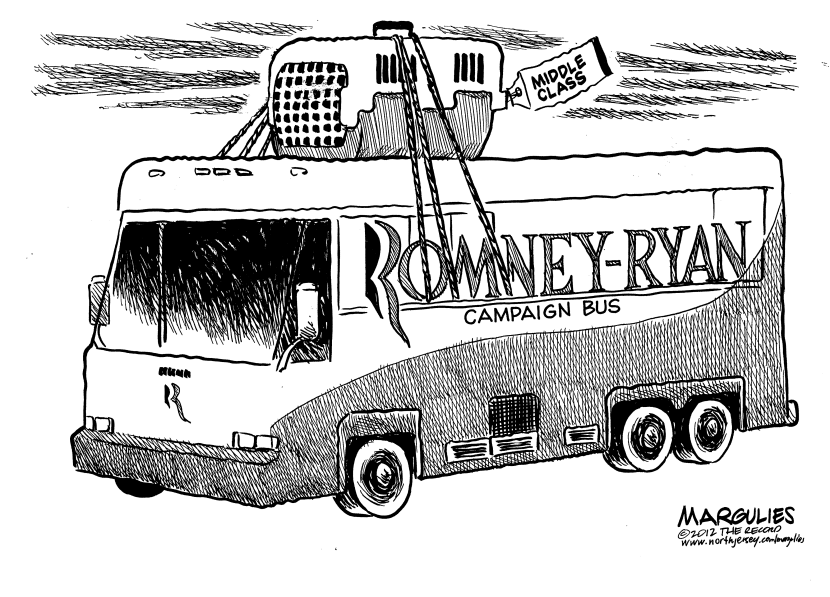 Romney-Ryan campaign bus