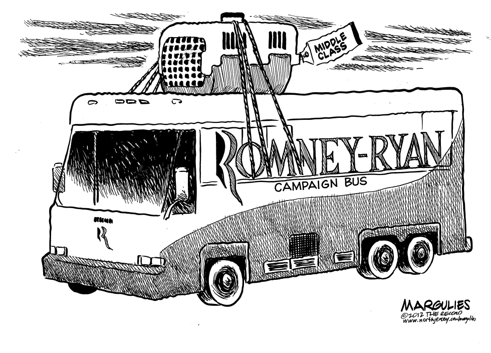 Romney-Ryan campaign bus