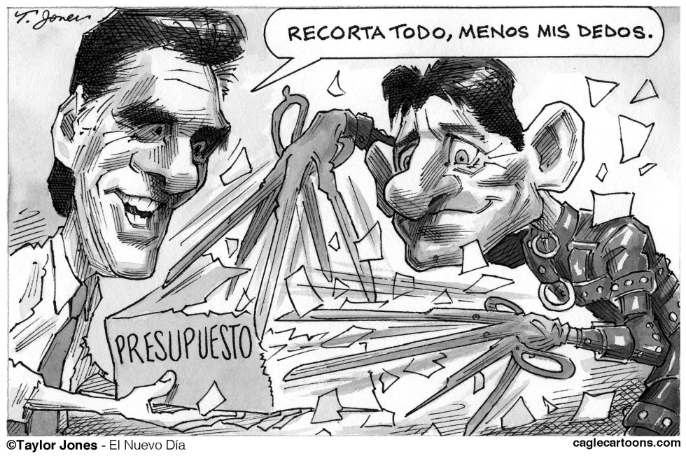 Mitt Romney y Paul Scissorhands