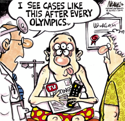 TV OLYMPICS by Steve Nease