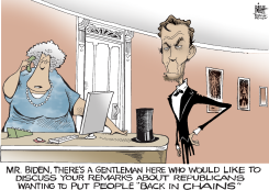 BIDEN'S CHAINS, by Randy Bish