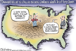 DROUGHT RELIEF by Joe Heller
