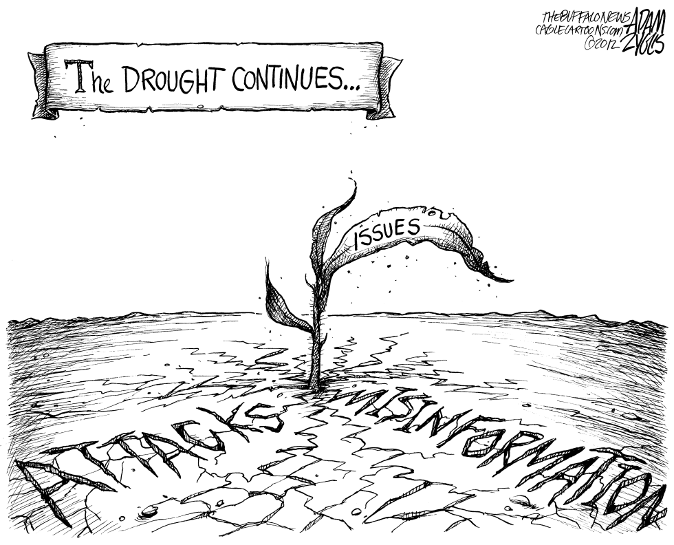  POLITICAL DROUGHT by Adam Zyglis