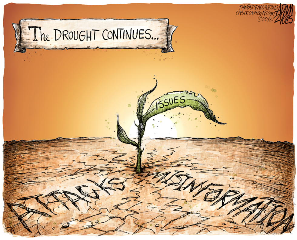  POLITICAL DROUGHT  by Adam Zyglis