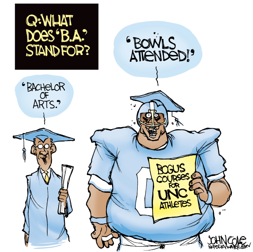 UNC football scandal COLOR