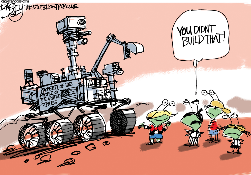  MARS ROVER by Pat Bagley