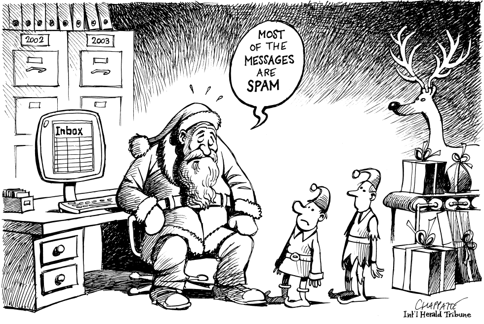  TOUGH TO BE SANTA CLAUS by Patrick Chappatte