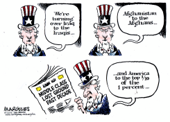 MIDDLE CLASS LOST GROUND  by Jimmy Margulies