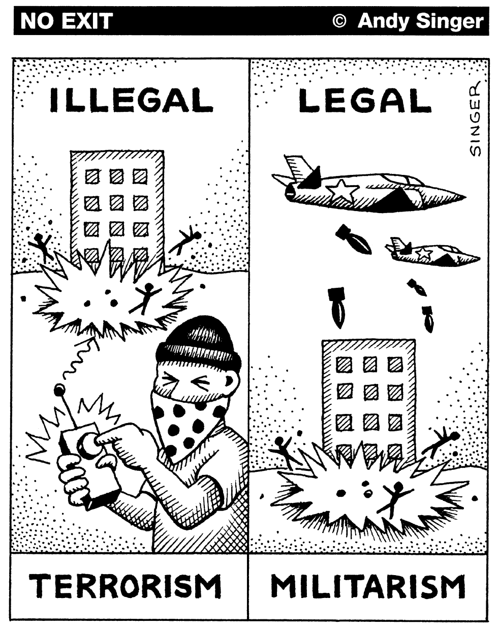 Terrorism vs Militarism