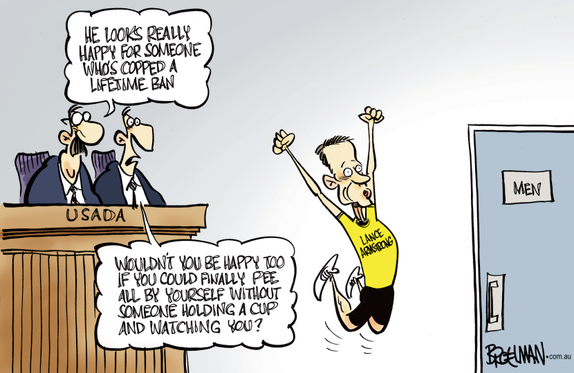 Lance Armstrong stripped and banned