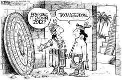 MAYAN TAXMAGEDDON by Rick McKee