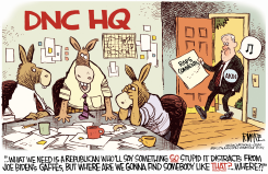 AKIN'S GIFT TO THE DNC  by Rick McKee