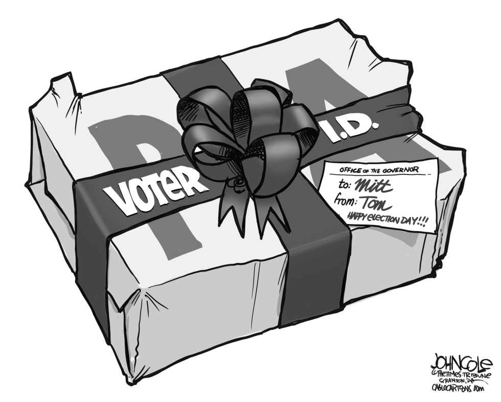 LOCAL PA -- Voter ID law BW