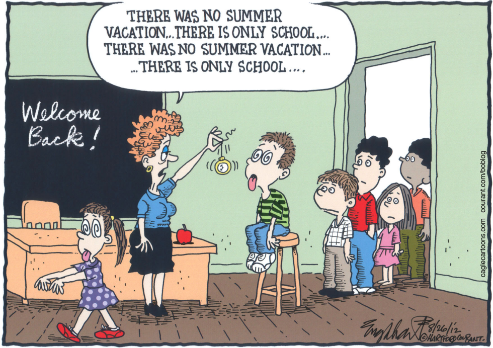  BACK TO SCHOOL by Bob Englehart