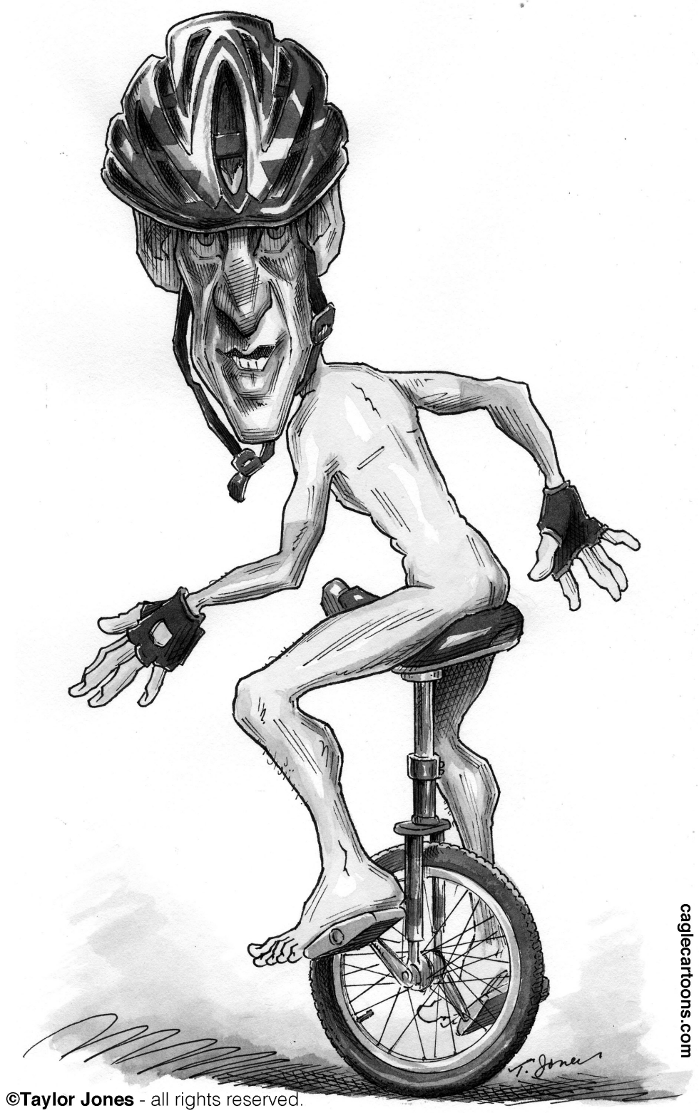  LANCE ARMSTRONG STRIPPED by Taylor Jones