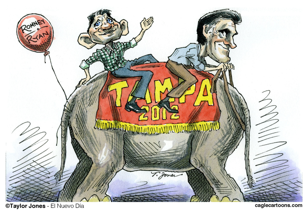  ROMNEY RYAN - ELEPHANT TALES  by Taylor Jones