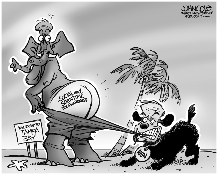 Akin and the GOP convention BW