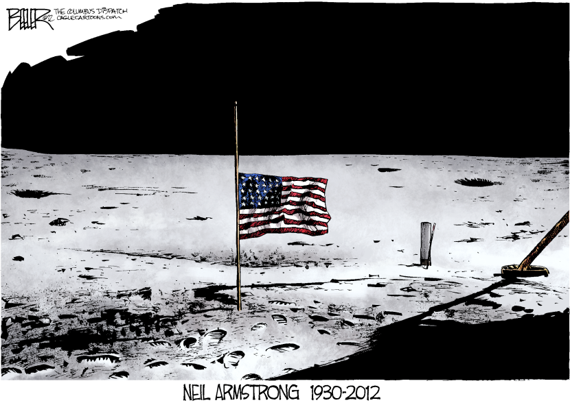 Neil Armstrong RIP COLOR