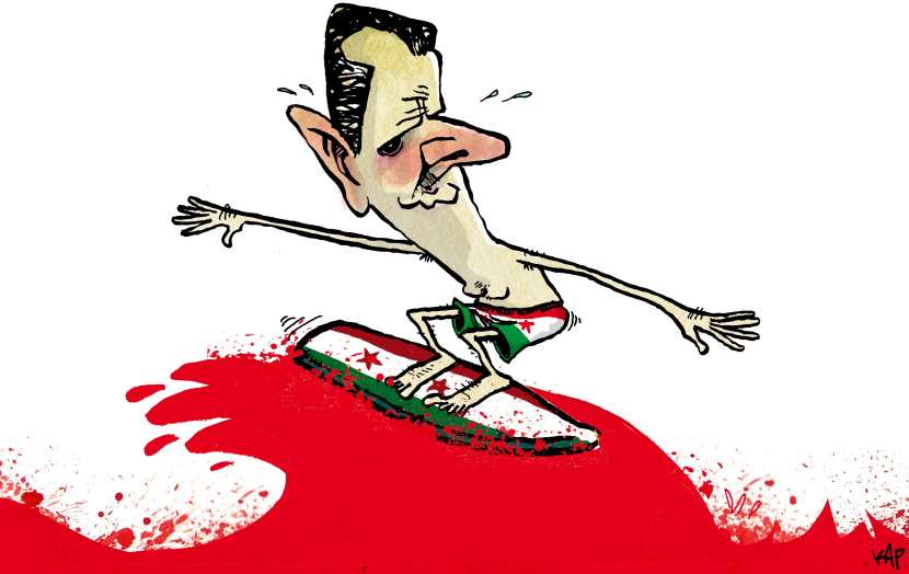 Bloody surfer