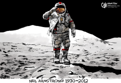 NEIL ARMSTRONG by Cam Cardow
