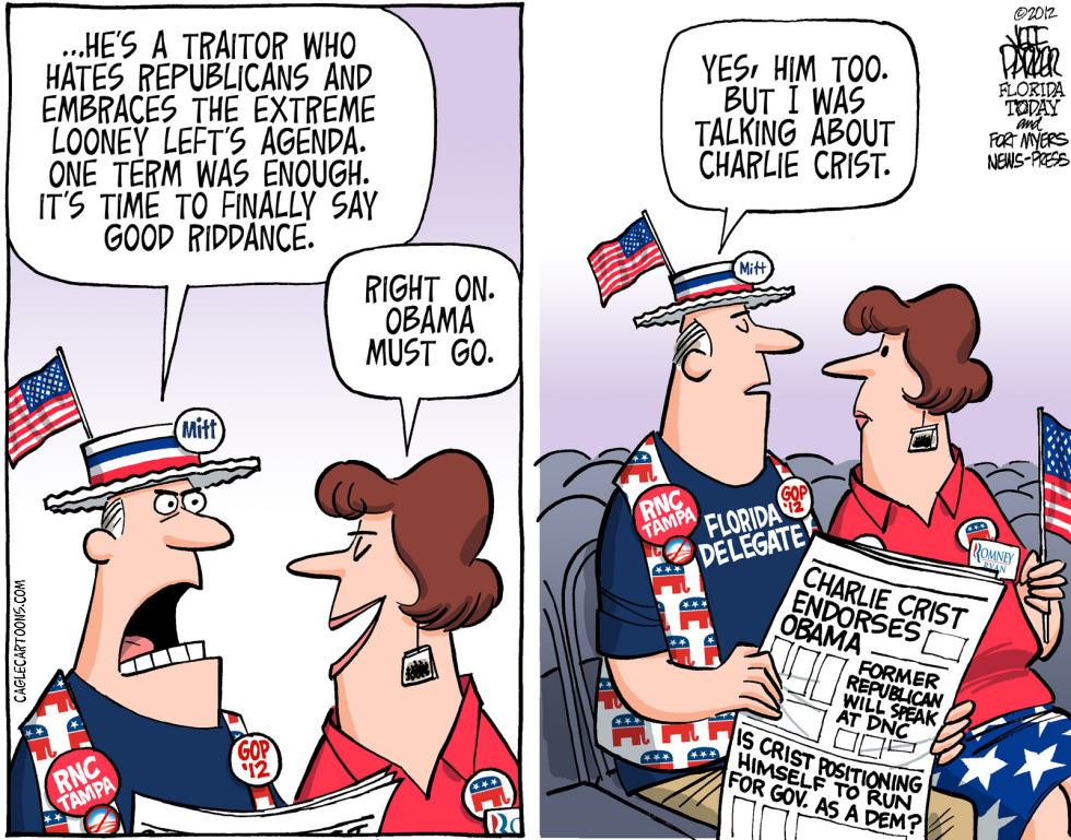 LOCAL FL Republican Convention and Charlie Crist