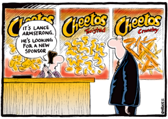 LANCE LOOKS FOR A NEW SPONSOR by Ingrid Rice