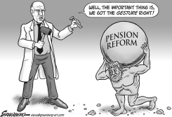 CALIF PENSION REFORM BW by Steve Greenberg