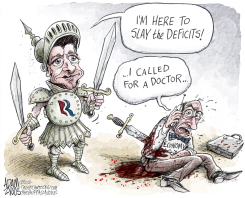 PAUL RYAN WILL SAVE US by Adam Zyglis