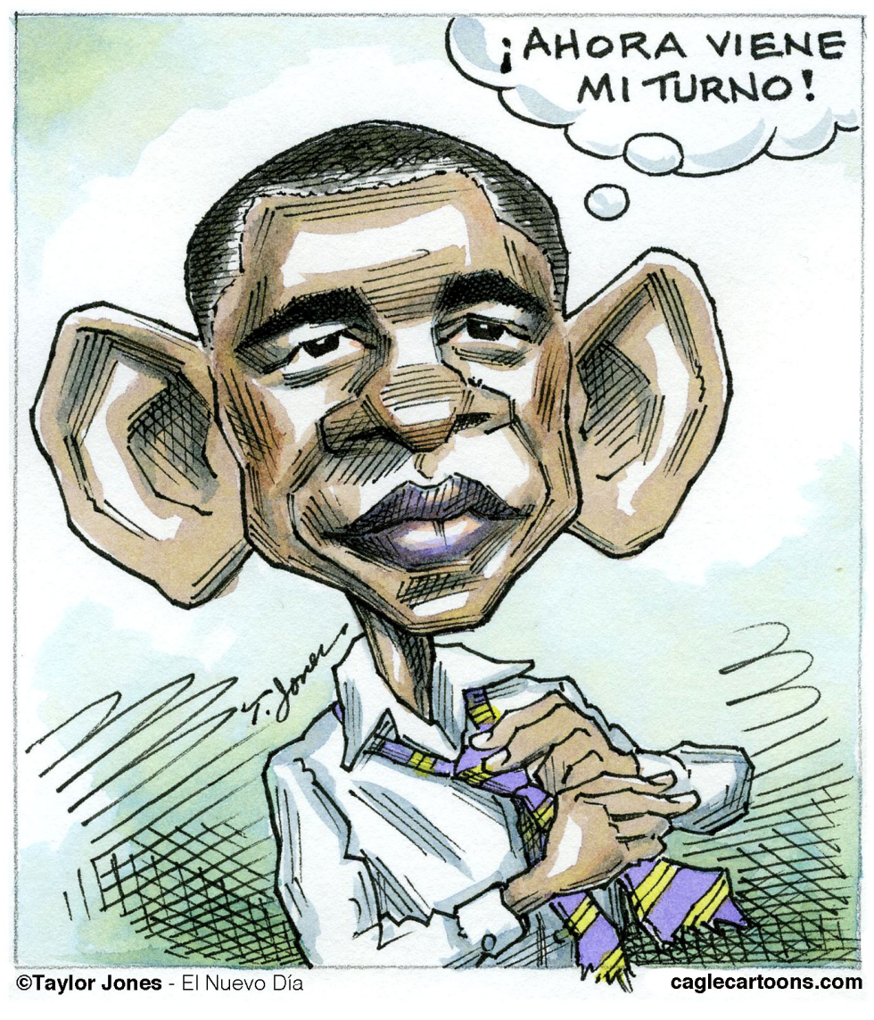  OBAMA SE PREPARA by Taylor Jones