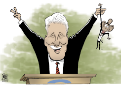 CLINTON AND OBAMA,  by Randy Bish