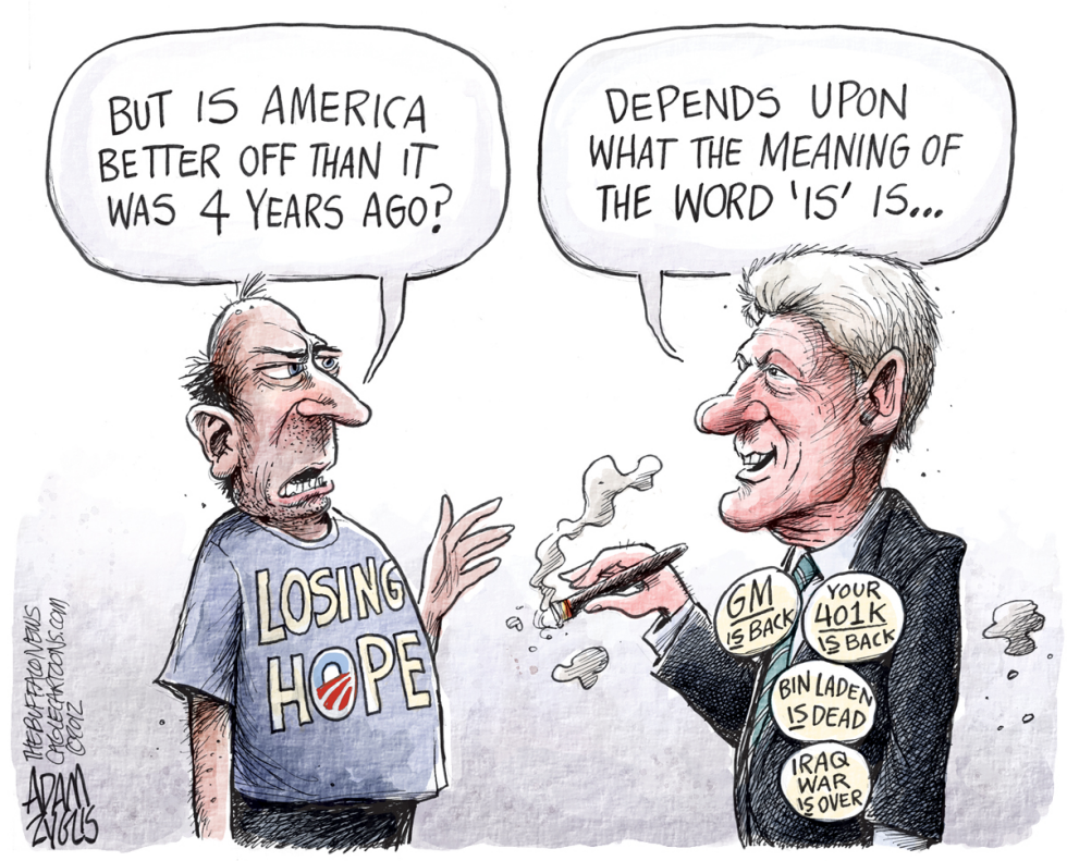 Clinton at the DNC Color