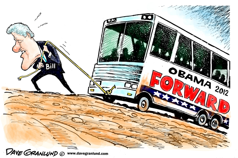Bill Clinton helps Obama