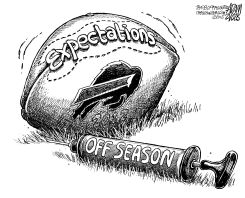 LOCAL BUFFALO BILLS EXPECTATIONS by Adam Zyglis