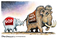 GOP AND TEA PARTY by Dave Granlund