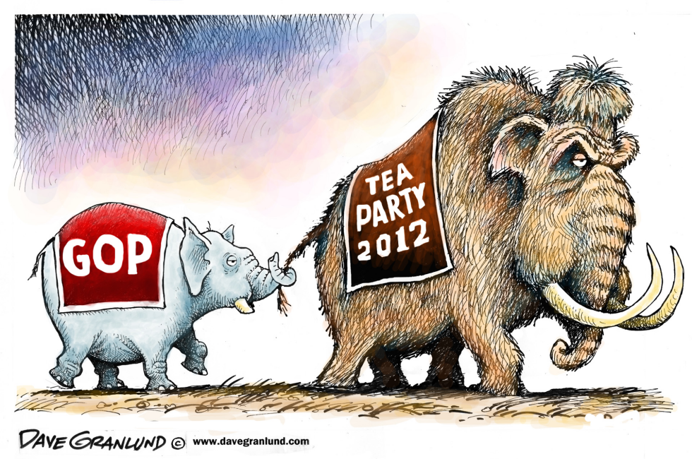  GOP AND TEA PARTY by Dave Granlund