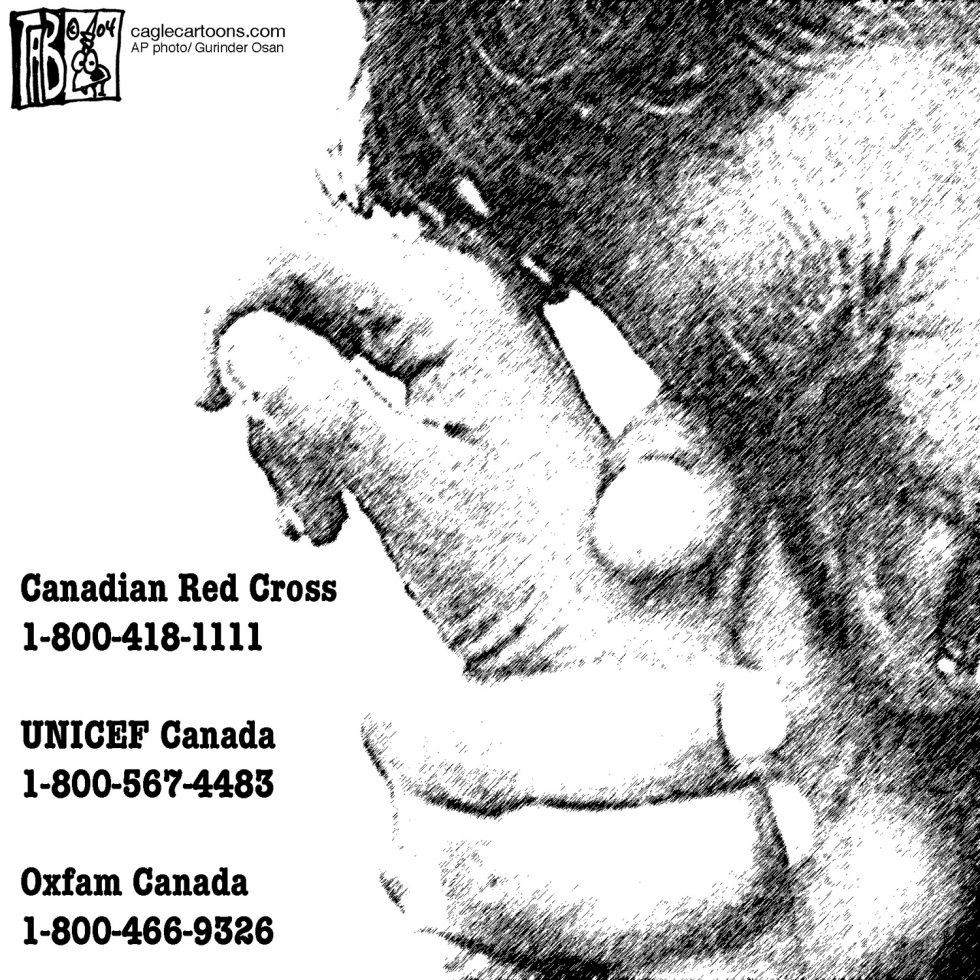 CANADA Asia Disaster Relief/ Illustration