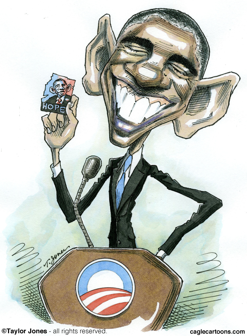Barack Obama - Shred of Hope - COLOR