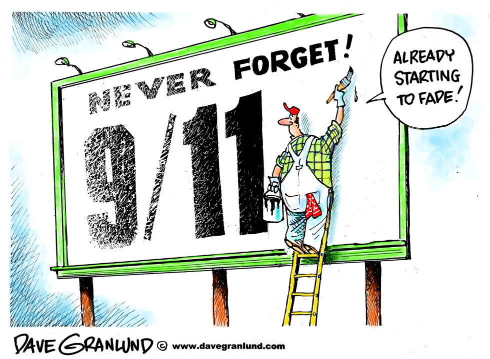  9-11 FADING by Dave Granlund